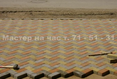 Как укладывать тротуарную плитку